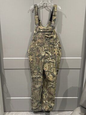 Men's Wolf Mountain Mossy Oak Break-Up Infinity Camouflage Overalls